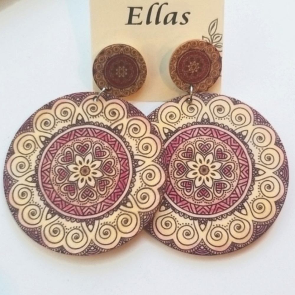 3 for $15 Festival Statement Earrings - Picture 1 of 2